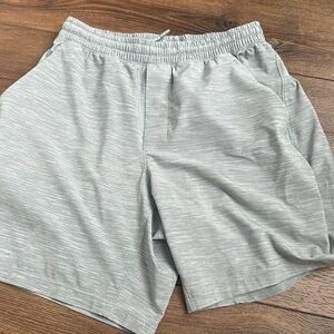 Lululemon men’s running short. Size: Medium. Worn a few times.